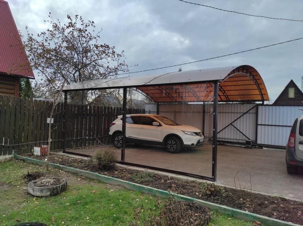 Прозрачные шторы ПВХ для навеса под автомобиль в Боброве